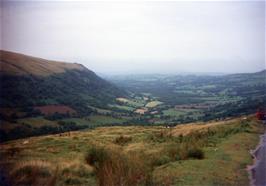View from the Devil's Elbow, on the way to Ystradfellte